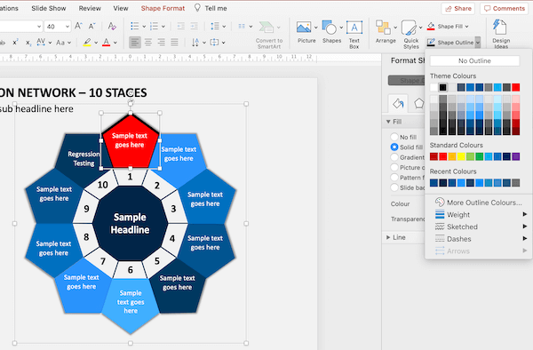 How to change the color of objects in our PowerPoint templates ...